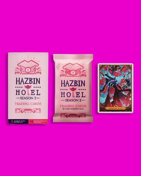 S2E2 Hazbin Hotel Blaster Box : Season 2 - 2nd Edition : 6x Booster Pack + Vox Promo Trading Card