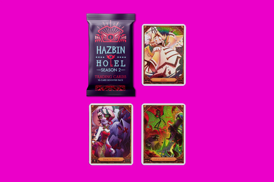 S2E1 + S2E2 Hazbin Hotel Trading Card Booster Pack Bundle