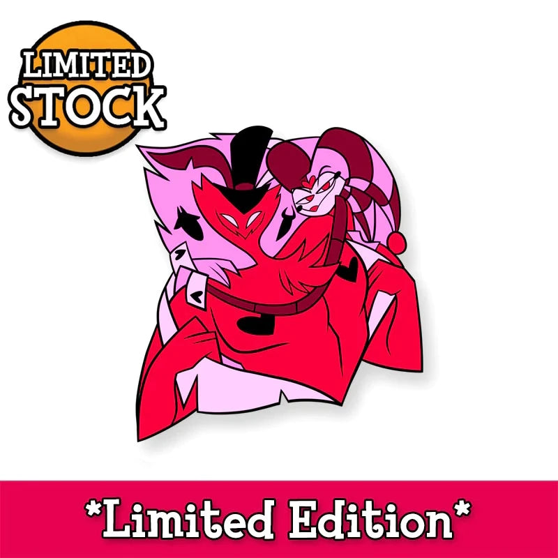 Helluva Boss Pin Up Ozzie + Fizzarolli Limited Edition Enamel Pin