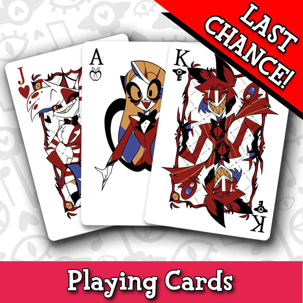 Official Hazbin Hotel Series 1 Playing Cards Deck (Not TCG)
