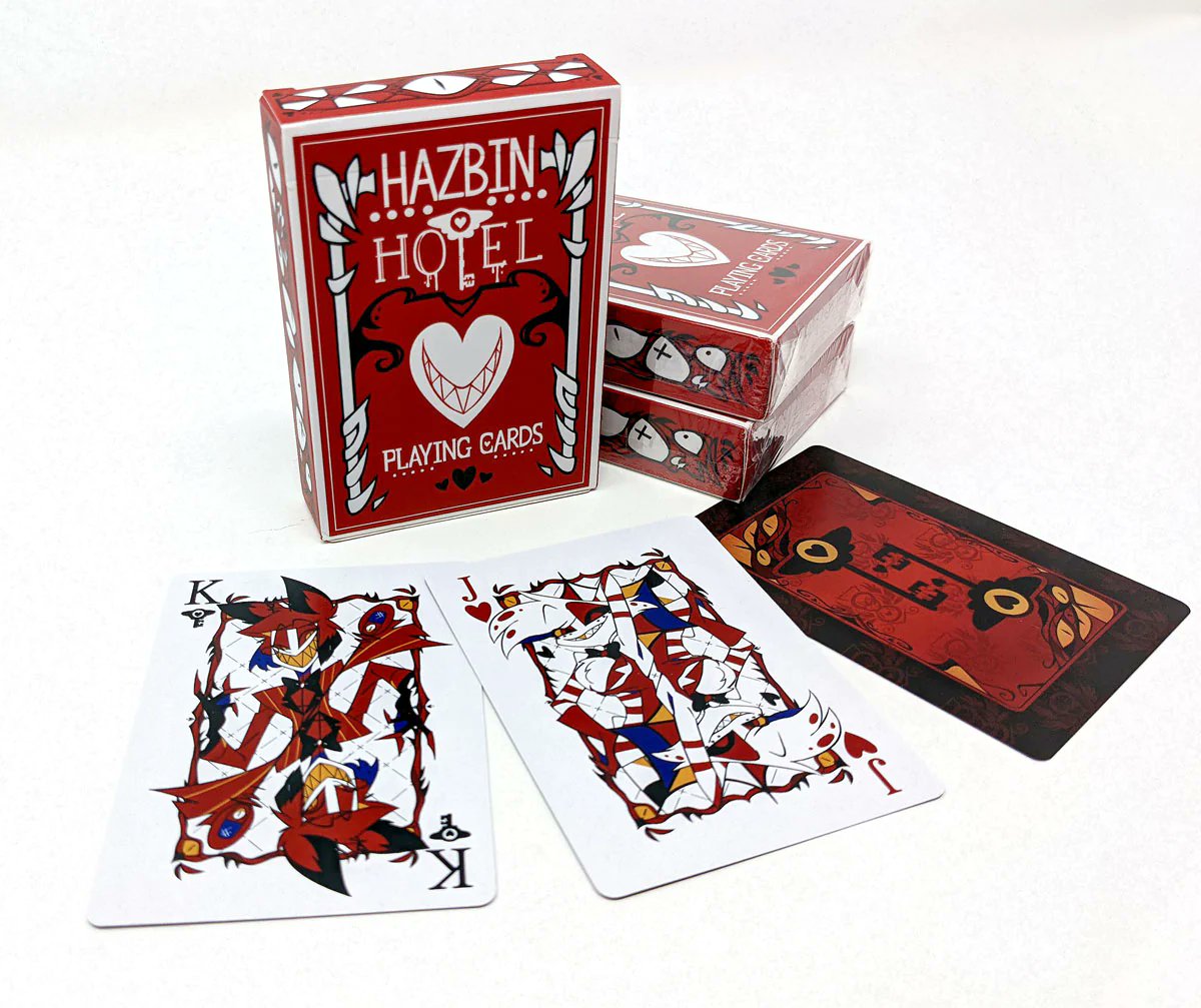 Official Hazbin Hotel Series 1 Playing Cards Deck (Not TCG)