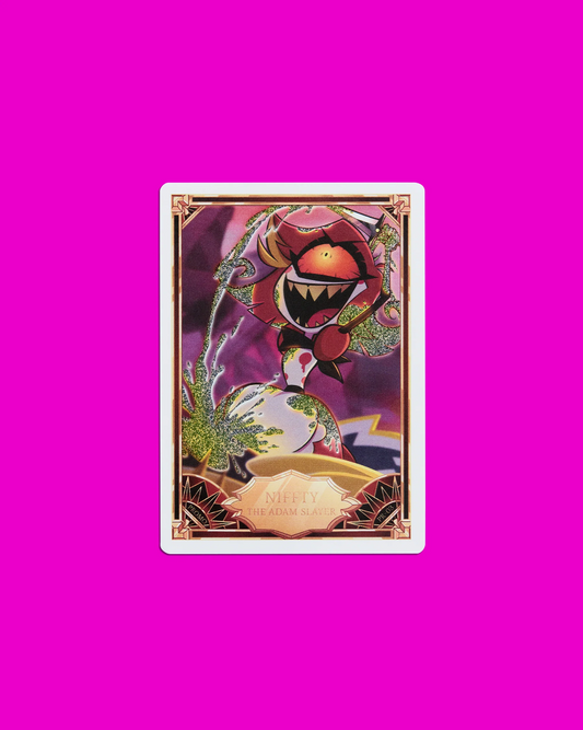 Hazbin Hotel Promo Card PR-03 Nifty THE ADAM SLAYER