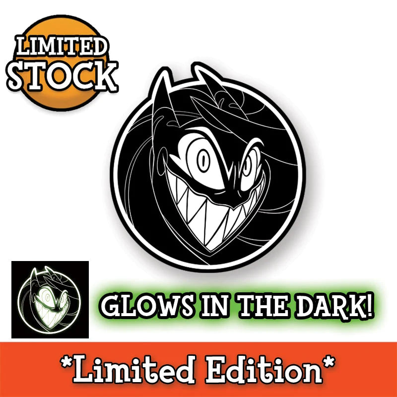 Hazbin Hotel Demon Charlie Glow in Dark Pin